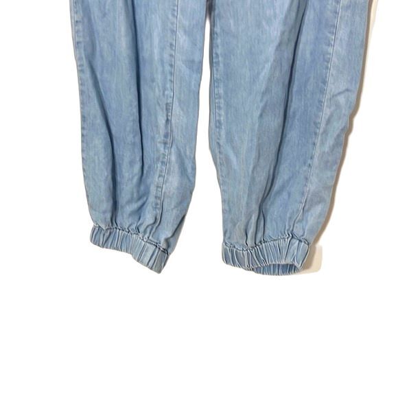 Love Tree Tencil Chambray Cargo Pull On Jogger Pants Blue Size Small - Picture 4 of 13